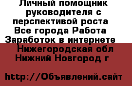 Личный помощник руководителя с перспективой роста - Все города Работа » Заработок в интернете   . Нижегородская обл.,Нижний Новгород г.